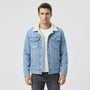 Fleece-Lined Retro Denim Jacket - Samuel
