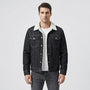 Fleece-Lined Retro Denim Jacket - Samuel