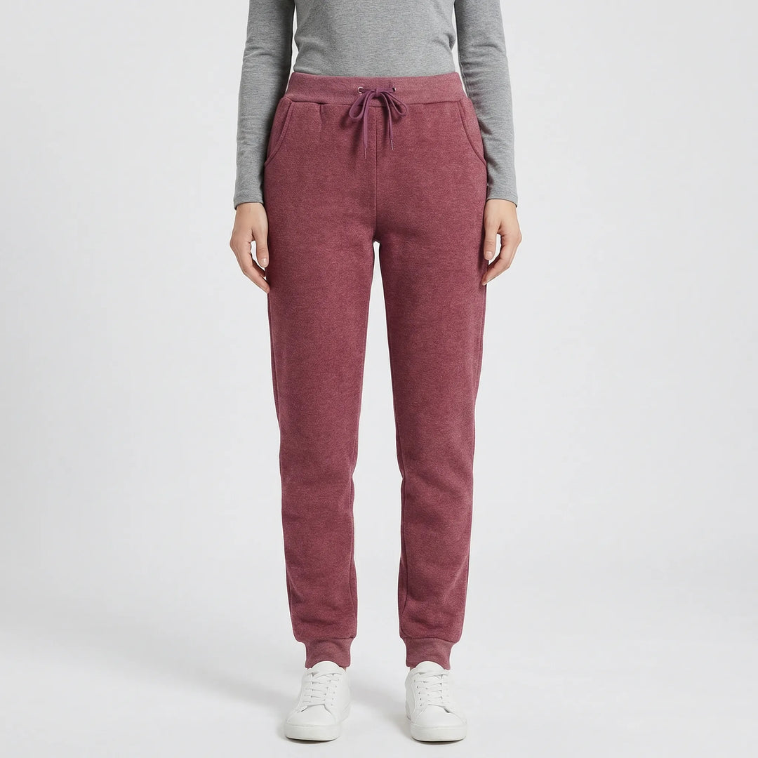 Fleece-Lined Women's Jogger Trousers - Karen