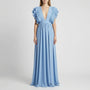 Fließendes Abendkleid Mit Rüschenärmeln - Gladys