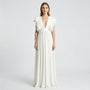 Fließendes Abendkleid Mit Rüschenärmeln - Gladys