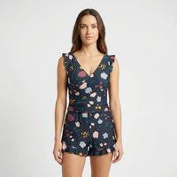 Floral Gemustertes Freizeitbadeoutfit - Amina
