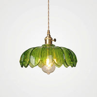 Floral Glass Pendant Ceiling Light -  Petalux