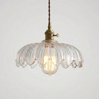 Floral Glass Pendant Ceiling Light -  Petalux