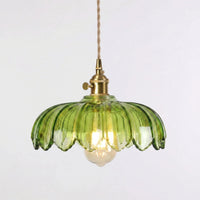 Floral Glass Pendant Ceiling Light -  Petalux