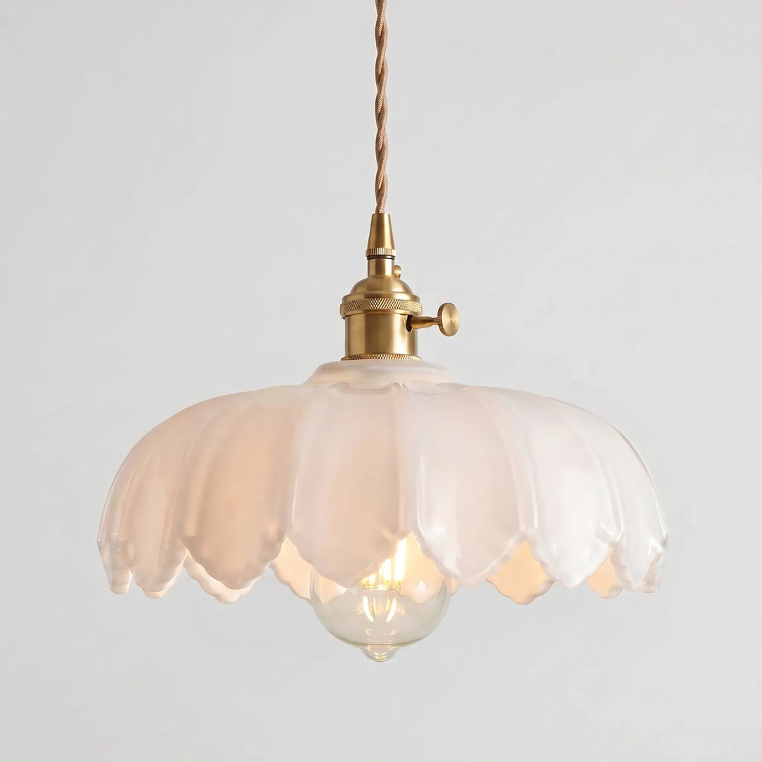 Floral Glass Pendant Ceiling Light -  Petalux