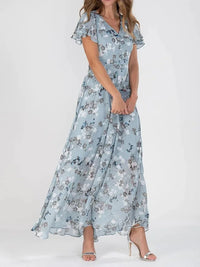 Floral Print Floaty Maxi Dress - Janie