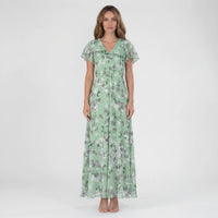 Floral Print Floaty Maxi Dress - Janie