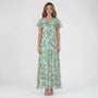 Floral Print Floaty Maxi Dress - Janie