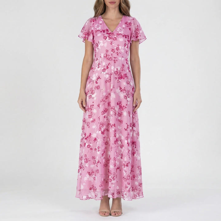 Floral Print Floaty Maxi Dress - Janie