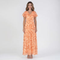 Floral Print Floaty Maxi Dress - Janie