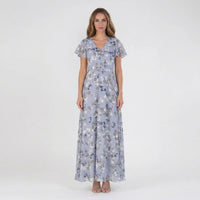 Floral Print Floaty Maxi Dress - Janie