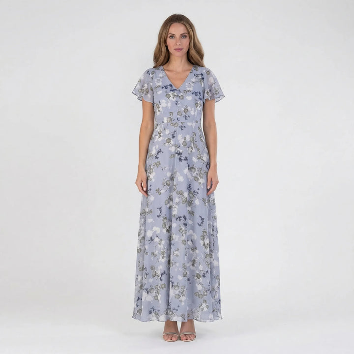 Floral Print Floaty Maxi Dress - Janie