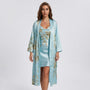 Floral Print Kimono And Slip Dress Set - Thelma