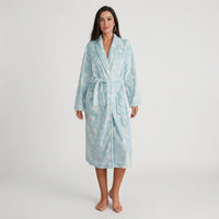 Floral Print Long Dressing Gown - Rebecca