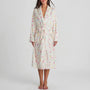 Floral Print Long Dressing Gown - Rebecca