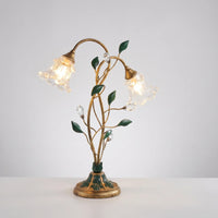 Floral Tabletop Lamp -  Vintalume