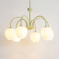Floral Tulip-Inspired Ceiling Chandelier -  Floriven