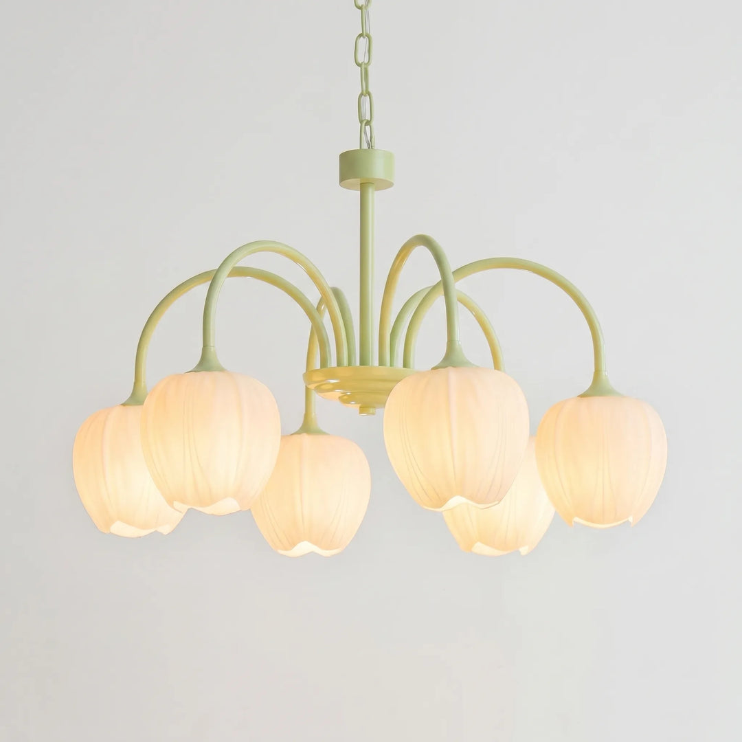 Floral Tulip-Inspired Ceiling Chandelier -  Floriven