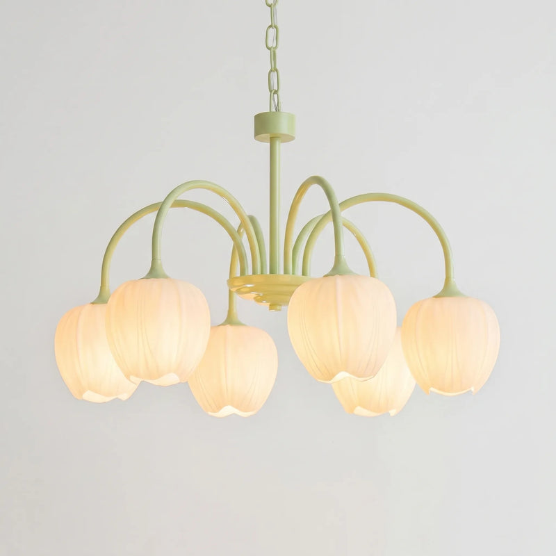 Floral Tulip-Inspired Ceiling Chandelier -  Floriven