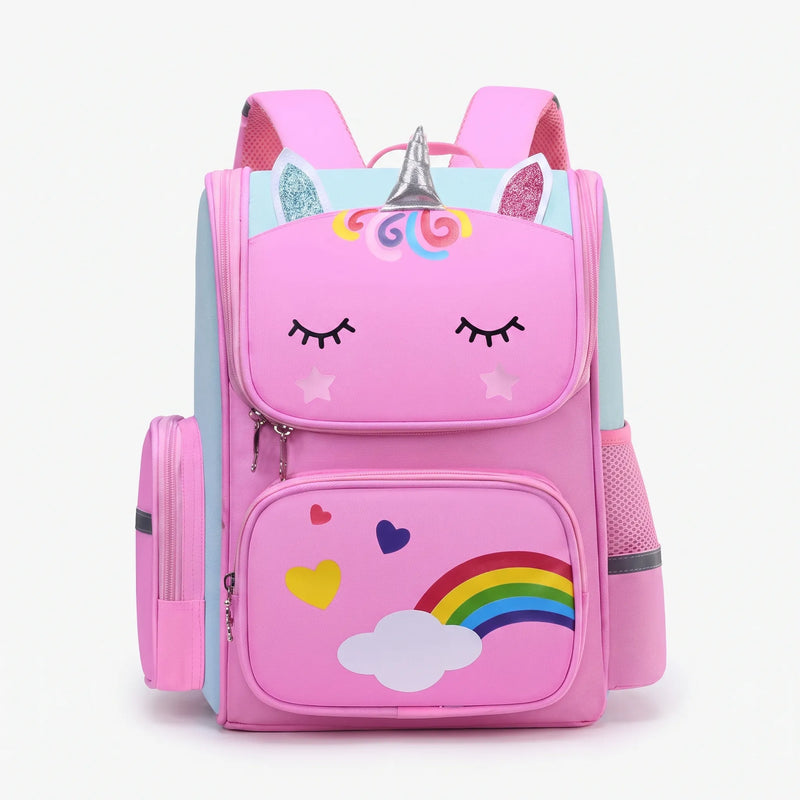 Formstabiler Schulrucksack Mit Cartoon-Motiv - Novora