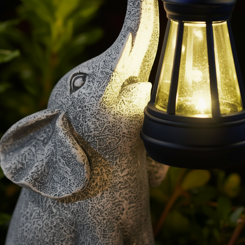 Freistehende Außenlampe Im Tierdesign - Glowphant