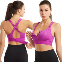 Front-Zip Sports Bra - Johnnie