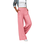 Full-Length Wide-Leg Casual Trousers - Renee
