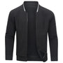 Full-Zip Textured Grid Cardigan - Mitchell