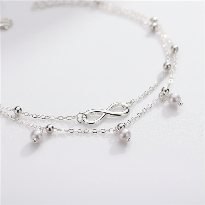 Fußkettchen Aus Silber - AnkleCharm 