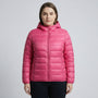 Gefütterte Jacke Mit Reißverschluss In Großen Größen - Rose
