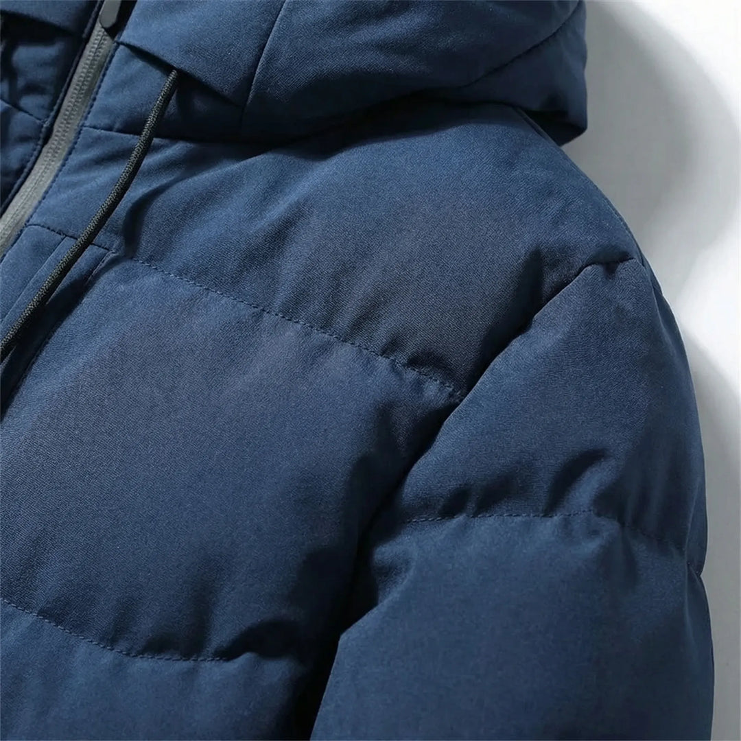 Gefütterte Winterjacke Herren Mit Kapuze - Gustavo