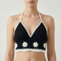 Gehäkeltes Neckholder-Crop-Top - Eva