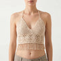 Gehäkeltes Neckholder-Crop-Top - Jane