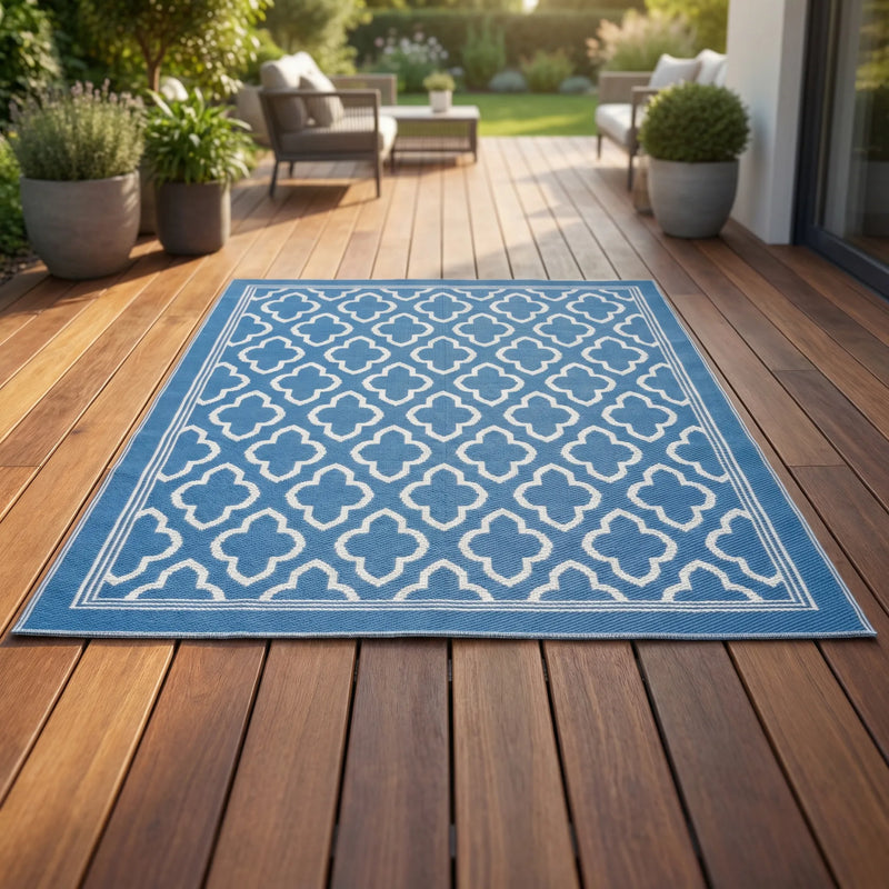 Gemusterter Outdoor-Teppich - PatioLuma