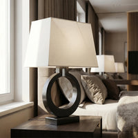 Geometric Architectural Bedside Table Lamp -  Ornelux