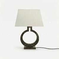 Geometric Architectural Bedside Table Lamp -  Ornelux