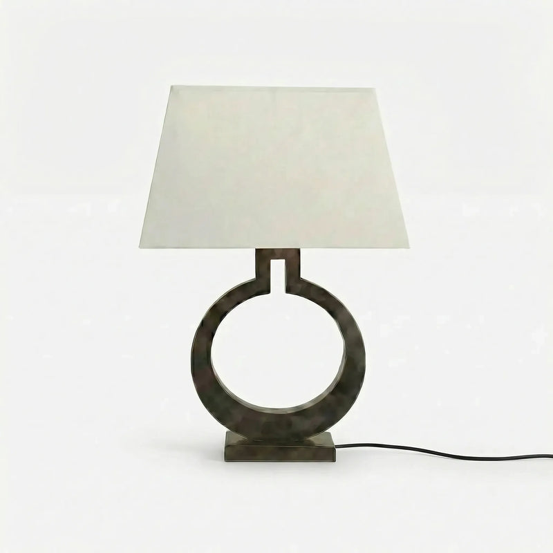 Geometric Architectural Bedside Table Lamp -  Ornelux