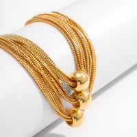Geometrische Choker-Halskette - GlowSphere 