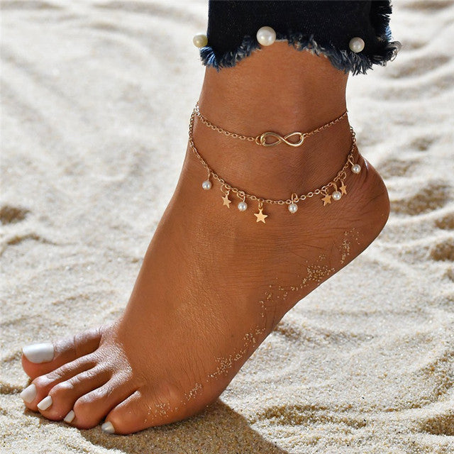Geometrische Fußkette - LegShine 