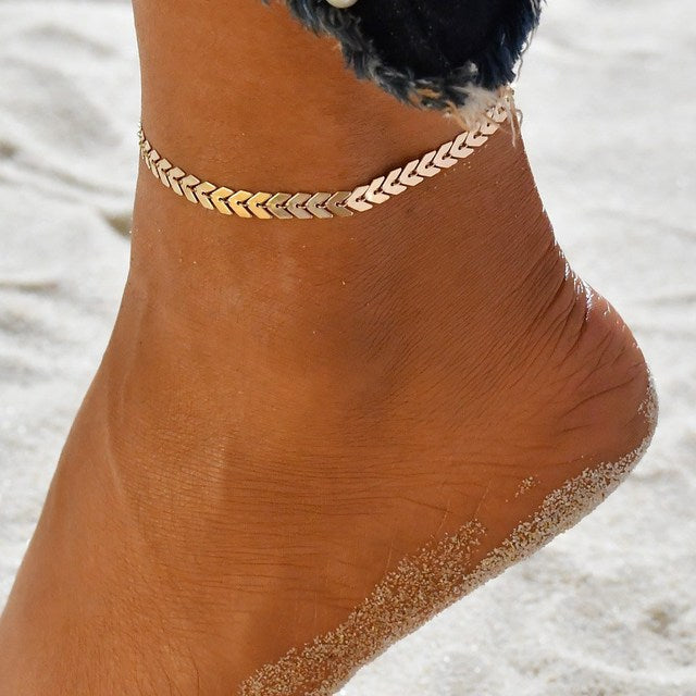Geometrische Fußkette - LegShine 