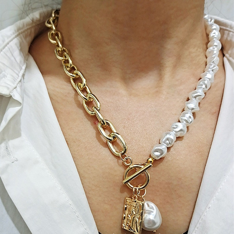 Geometrische Halskette - GlamourNecklace 