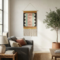 Geometrischer Boho-Wandbehang - Garduraft