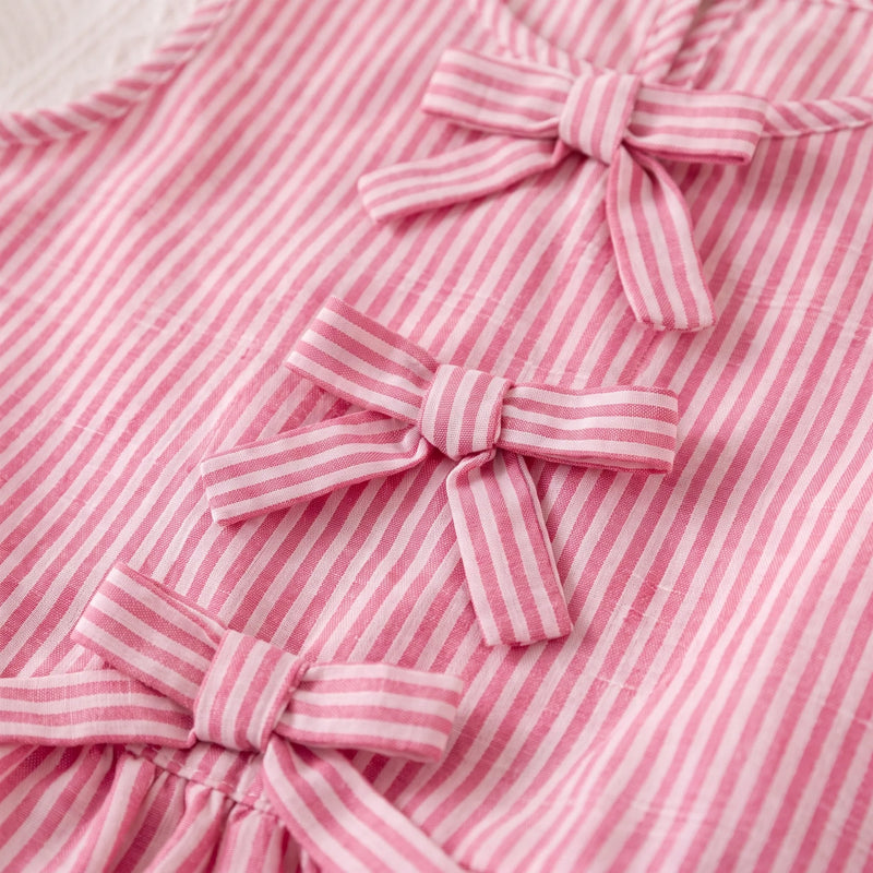 Gestreiftes Zweiteiliges Sommer-Set Für Mädchen - SweetStripe
