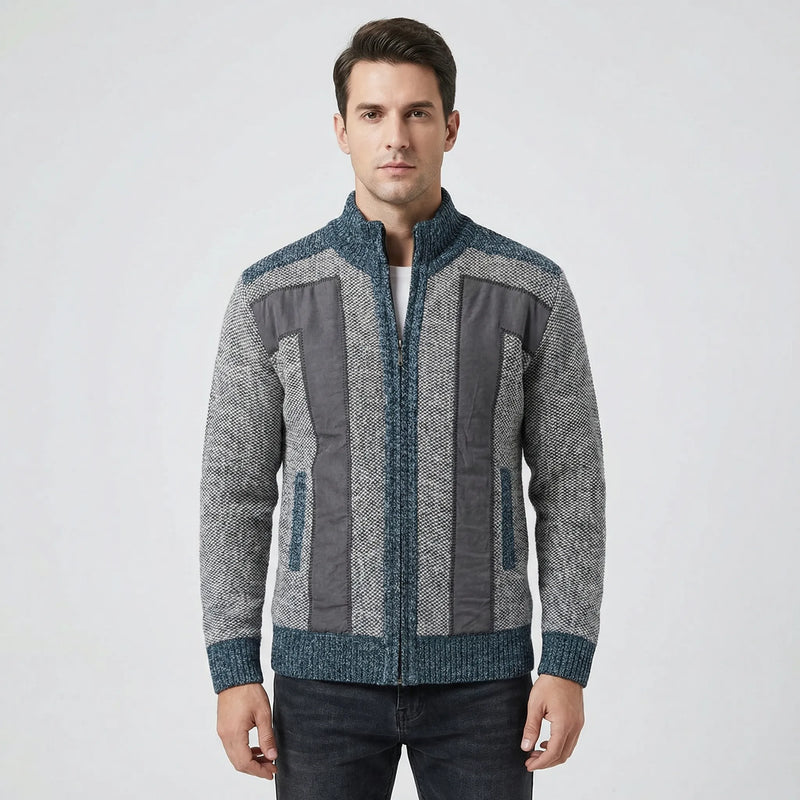 Gevoerd Vest Met Doorlopende Rits - Cornelius