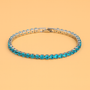 Glanzvolles Ketten-Tennisarmband
