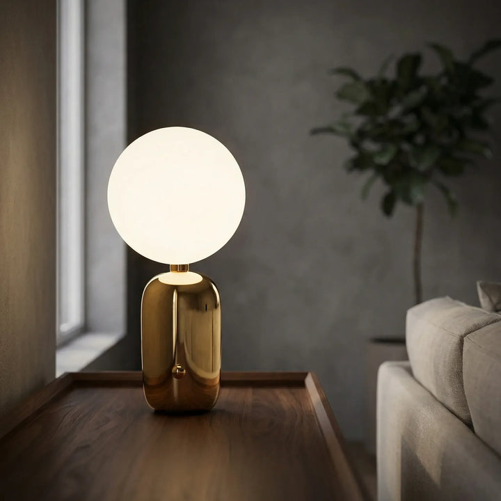 Globe Shade Decorative Table Lamp -  Ovalux