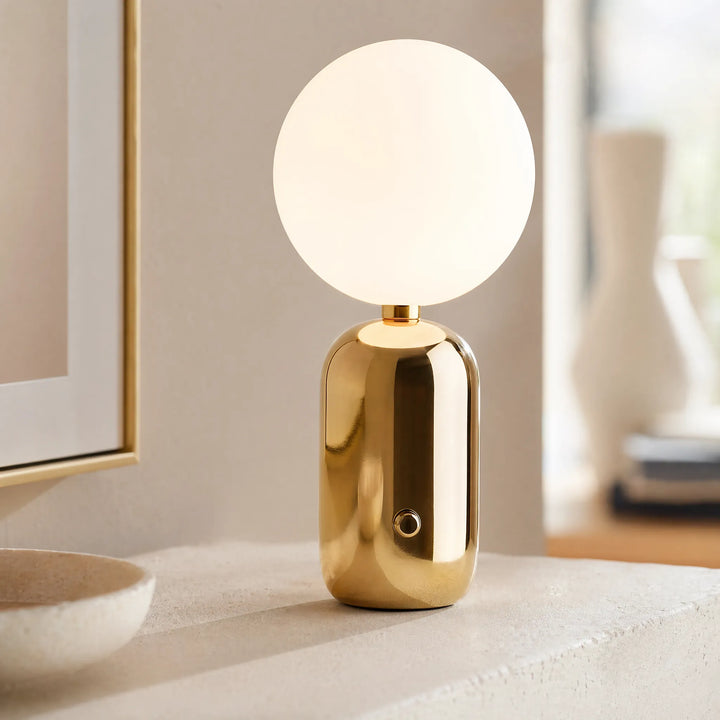 Globe Shade Decorative Table Lamp -  Ovalux