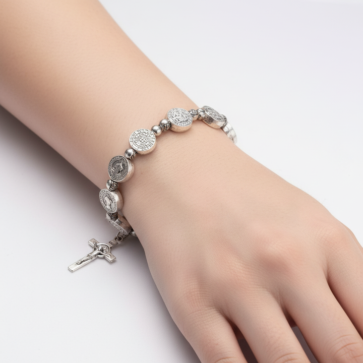 Gold- Und Silberarmband - FaithBracelet 