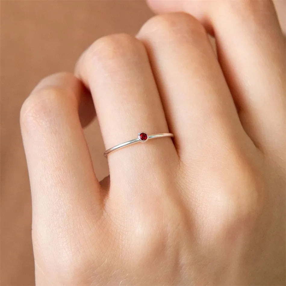Goldring Mit Edelstein - GemRing 